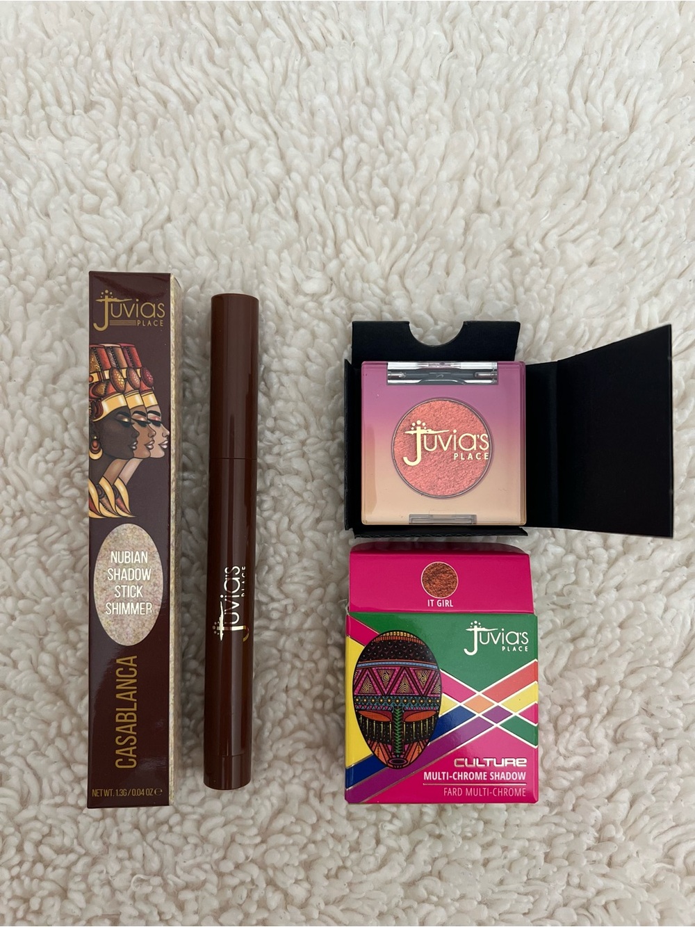 Juvia's Place Eyeshadows: Nubian Stick Casablanca & Culture Multichrome It Girl